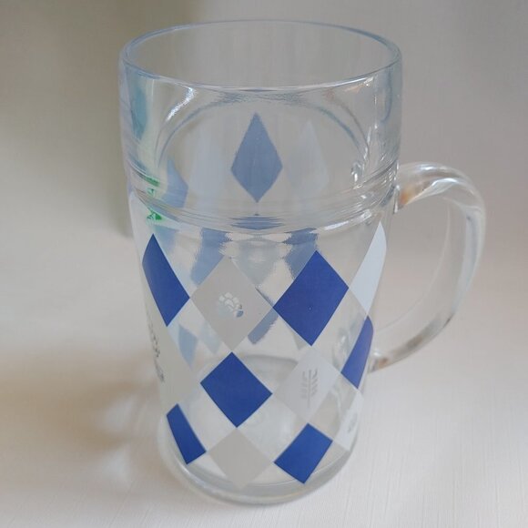 2020 Steam Whistle 1L Glass Stein Plaid - Picture 4 of 7